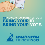 Screen shot Edmonton Elections App